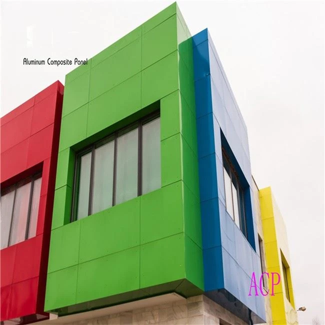 Rectangular Aluminum Composite Cladding Panel 4mm Thickness