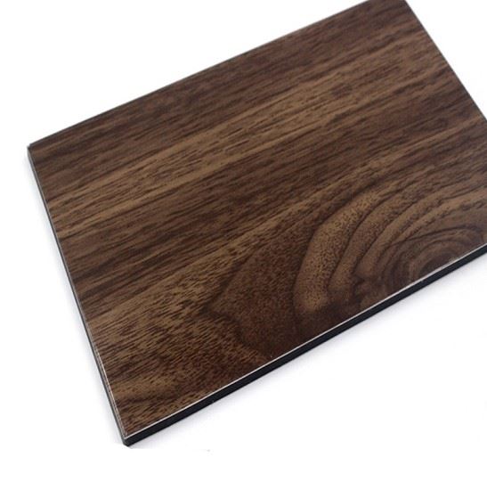 High Strength Wall Panel Acm Acp 3d Wood Color Aluminum Composite Panel